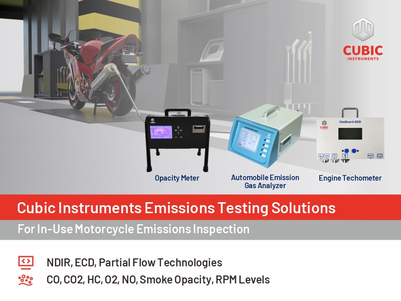 Cubic Instruments Emissions Testing Solutions for Vietnam's Motorcycle Inspection Requirements