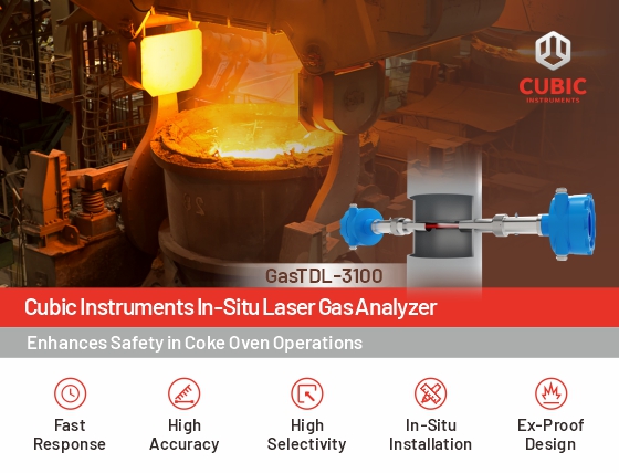 Enhance Safety in Coke Oven Operations with the GasTDL-3100 Oxygen Analyzer